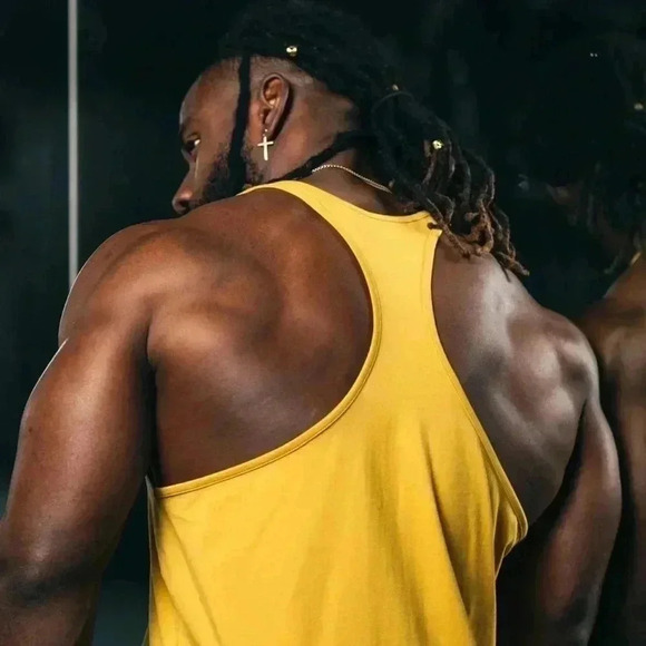 Alphalete PBNS Mustard Yellow Tank size XXL EUC - Picture 4 of 9